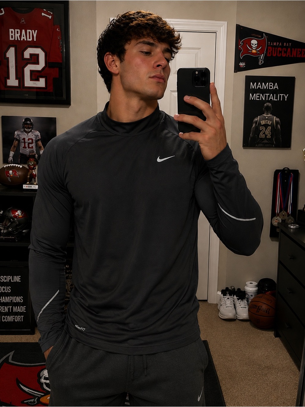 Nike Running Black Top